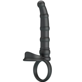 Tatum Vibrierender Penisring mit Stecker 10 Vibrationen Schwarz von Pretty Love | Fesselliebe.de