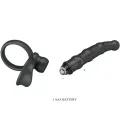 Tatum Vibrierender Penisring mit Stecker 10 Vibrationen Schwarz von Pretty Love