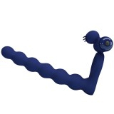 Ajmal Vibrationsring mit Stecker Blau von Pretty Love Male | Fesselliebe.de