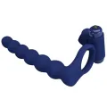 Ajmal Vibrationsring mit Stecker Blau von Pretty Love Male