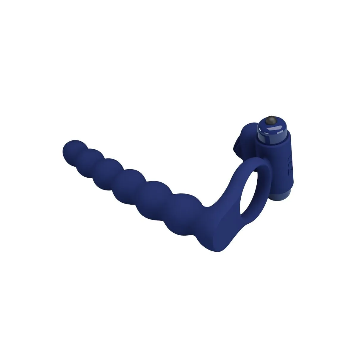 Ajmal Vibrationsring mit Stecker Blau von Pretty Love Male | Fesselliebe.de