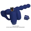 Ajmal Vibrationsring mit Stecker Blau von Pretty Love Male