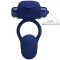 Ajmal Vibrationsring mit Stecker Blau von Pretty Love Male