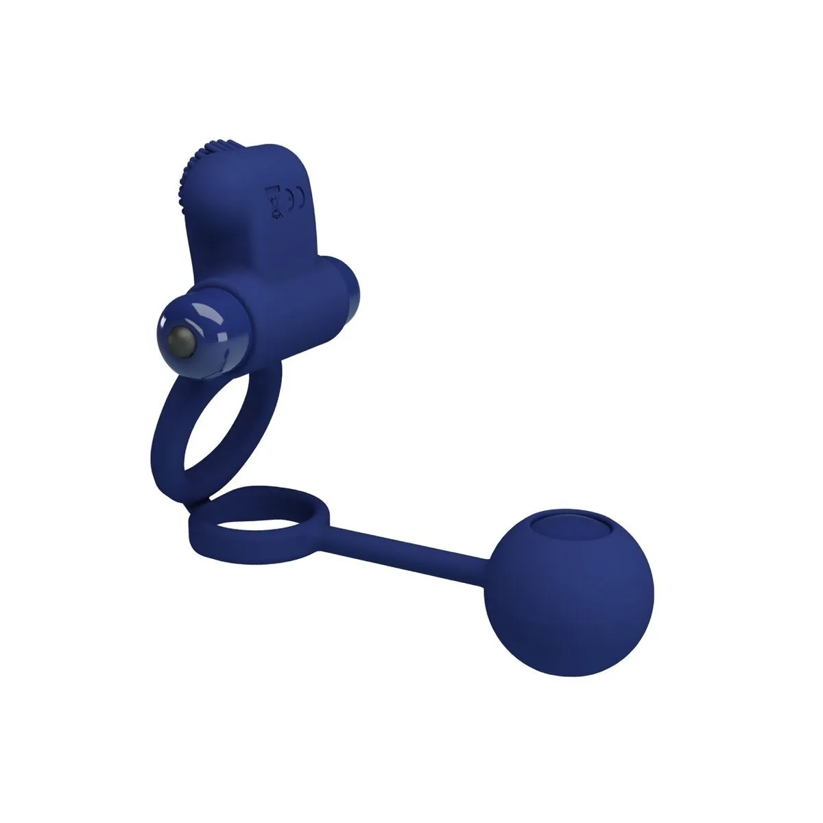 Remington Doppelvibrationsring mit Stecker Blau von Pretty Love Male | Fesselliebe.de