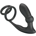 Emoni Penisring + Anal Plug 12 Vibrationen Schwarz von Pretty Love
