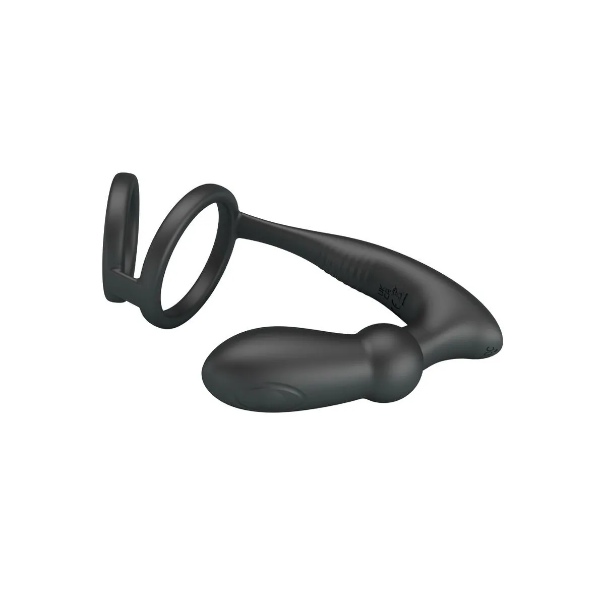 Emoni Penisring + Anal Plug 12 Vibrationen Schwarz von Pretty Love | Fesselliebe.de