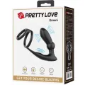 Emoni Penisring + Anal Plug 12 Vibrationen Schwarz von Pretty Love