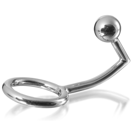 Penisring mit Anal-Eindringlingshaken, 45 Mm von Metal Hard | Fesselliebe.de