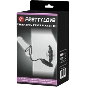 Penisringe mit Vibrator-Plug von Pretty Love