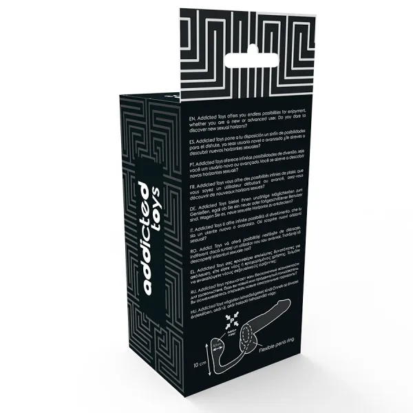 Analplug mit Schwarzem Penisring von Addicted Toys | Fesselliebe.de