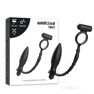Analplug mit Vibrationsring von Addicted Toys | Fesselliebe.de