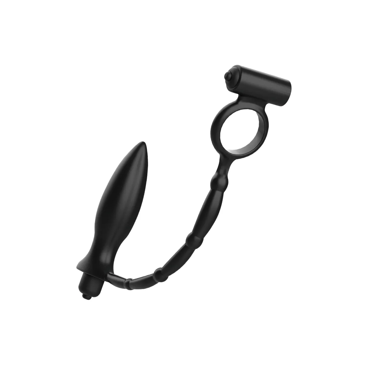 Analplug mit Vibrationsring von Addicted Toys | Fesselliebe.de