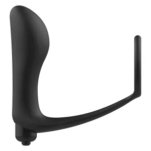 Vibratorischer Analplug mit Penisring von Addicted Toys