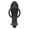 Vibratorischer Analplug mit Penisring von Addicted Toys