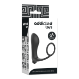 Vibratorischer Analplug mit Penisring von Addicted Toys | Fesselliebe.de