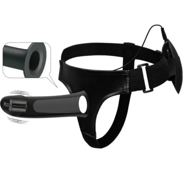 Vito Strap-On mit Hohldildo und Vibration 17,3 cm von Pretty Love Male | Fesselliebe.de