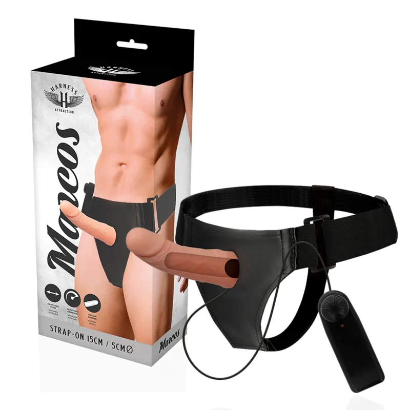 Rnes Hohlrahmen mit Vibrator 15 cm -O- 5 cm von Harness Attraction | Fesselliebe.de
