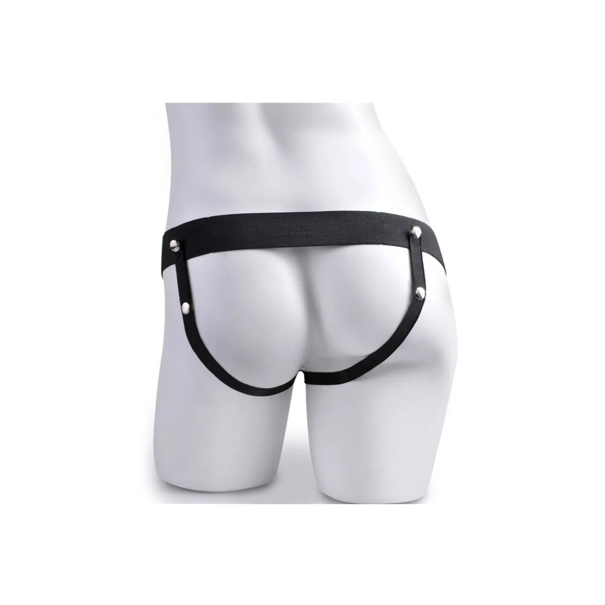 Verstellbarer Gurt mit Fernbedienung, Penis und Hoden und Vibrator, wiederaufladbar 15 cm von Fetish Fantasy Series | Fesselliebe.de