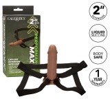 Performance Maxx Lebensechte Verlngerung mit Geschirr, Braun von Calexotics | Fesselliebe.de