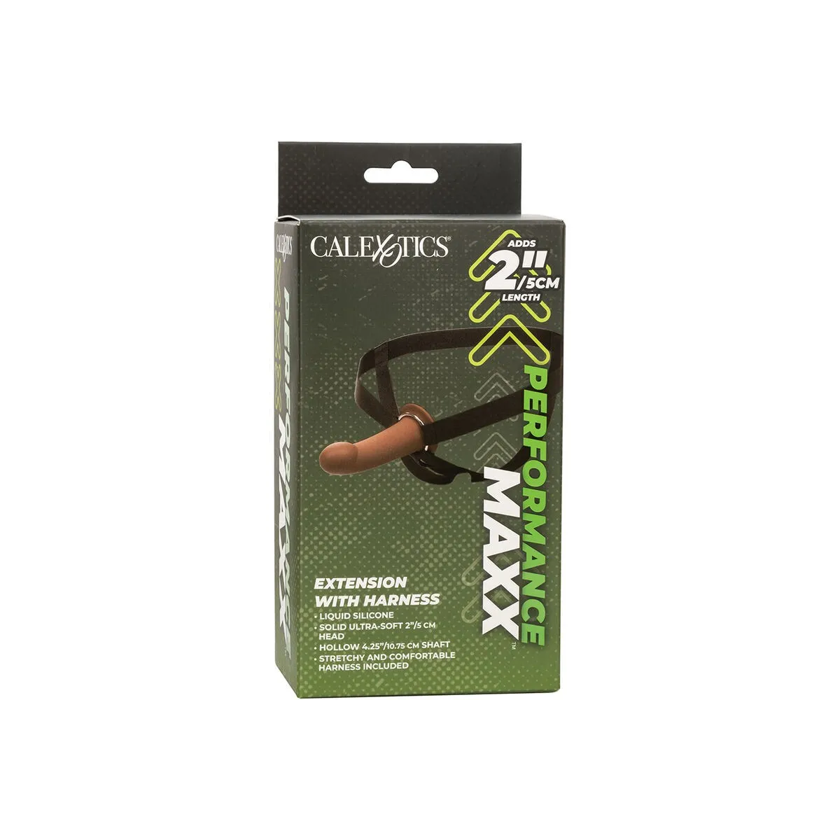 Performance Maxx Extension mit Gurt, Braun von Calexotics | Fesselliebe.de