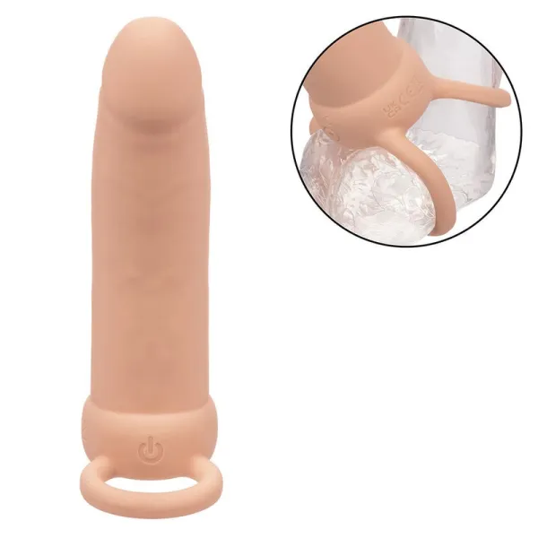 Maxx Thick Dual Penetrator 10 Vibrationen Fleisch von Calexotics | Fesselliebe.de