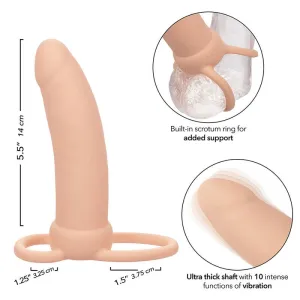 Maxx Thick Dual Penetrator 10 Vibrationen Fleisch von Calexotics