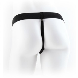 9 Hohl Strap-On mit Bällen 22,9 cm Braun von Fetish Fantasy Series | Fesselliebe.de