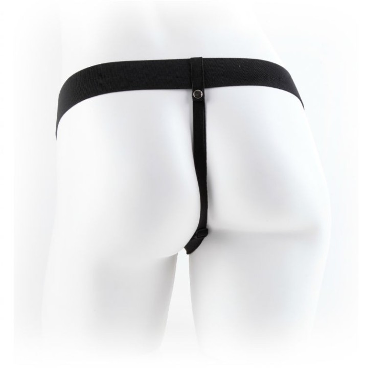 11 Hollow Strap-On Vibrieren mit Bällen 27,9cm Fleisch von Fetish Fantasy Series | Fesselliebe.de