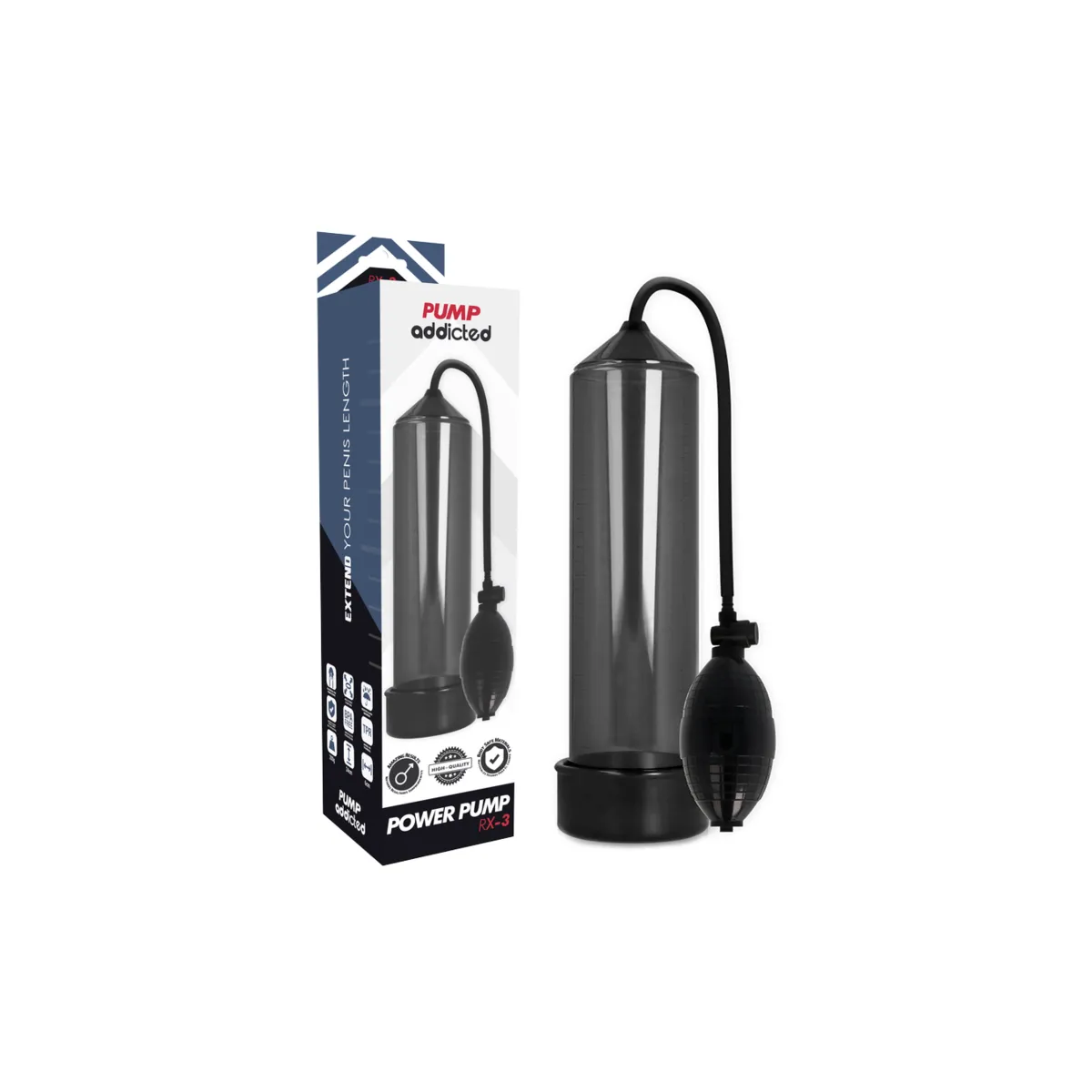 Rx3 Schwarz von Pump Addicted | Fesselliebe.de