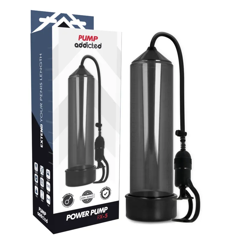 Rx5 Schwarz von Pump Addicted | Fesselliebe.de