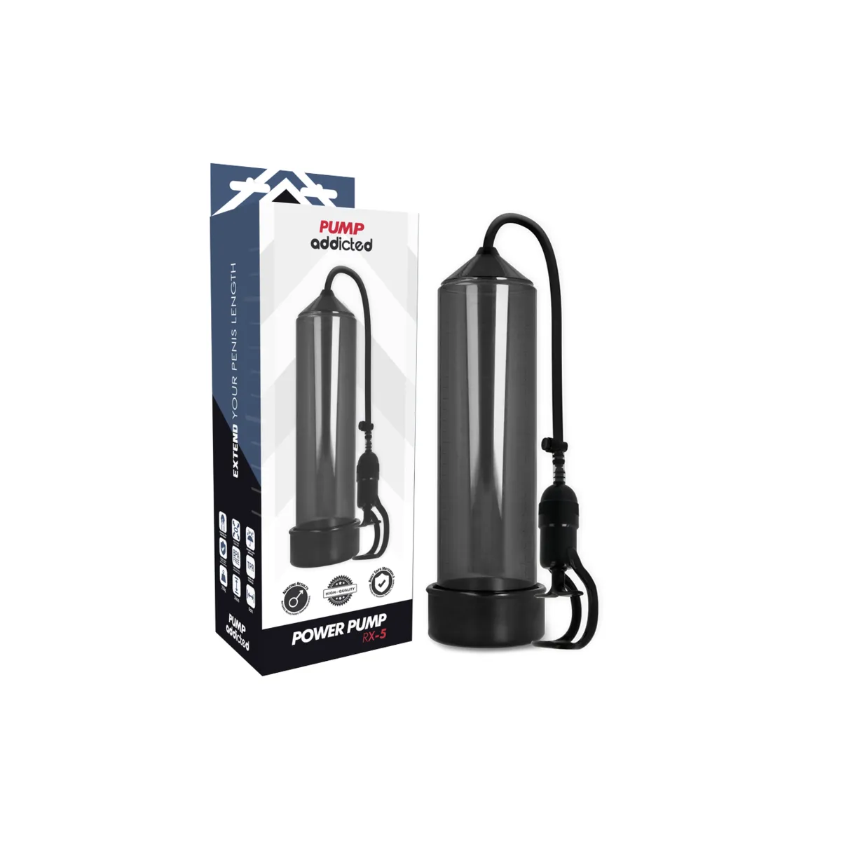 Rx5 Schwarz von Pump Addicted | Fesselliebe.de