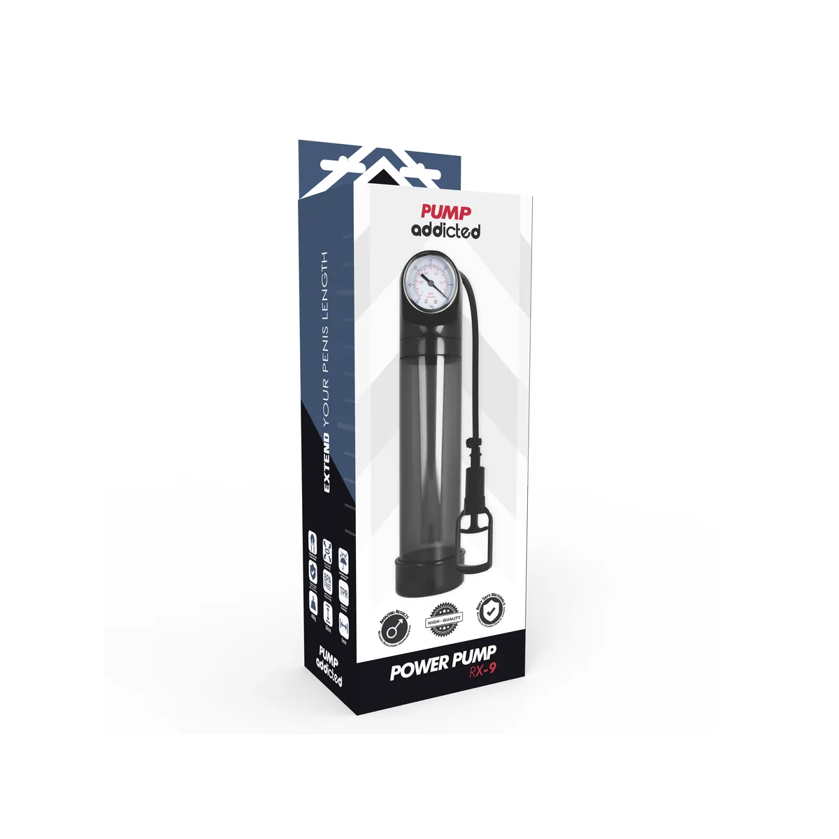 Rx9 Schwarz von Pump Addicted | Fesselliebe.de