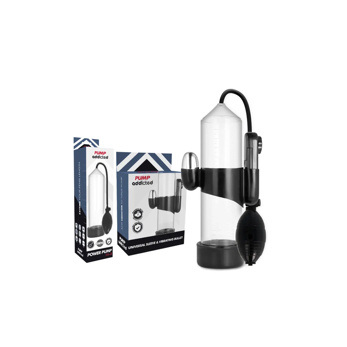 Transparenter Rx3-Vibrator von Pump Addicted | Fesselliebe.de