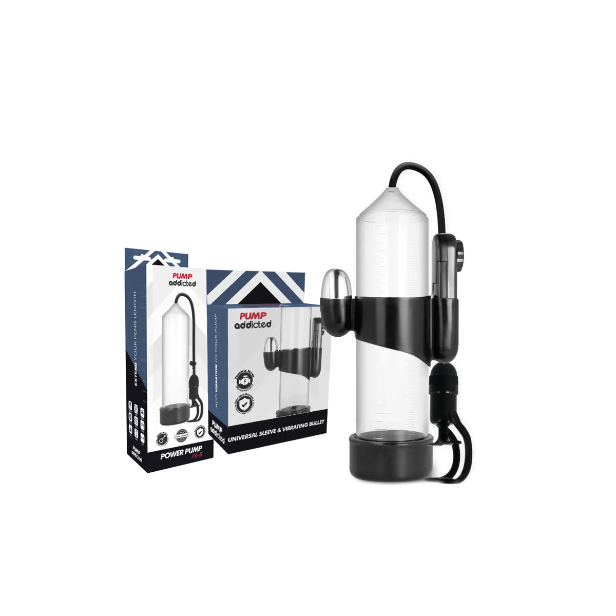 Transparenter Vibrator Rx5 von Pump Addicted | Fesselliebe.de