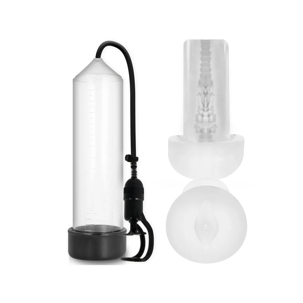 Rx5 Transparent mit Masturbator von Pump Addicted | Fesselliebe.de