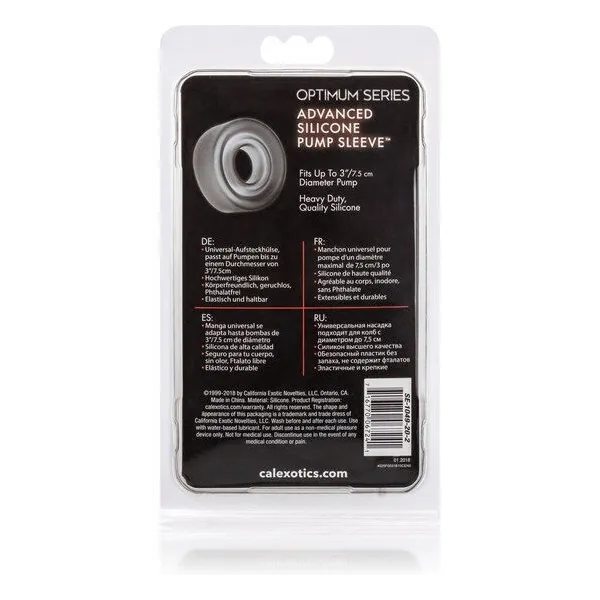 Adv Silikon-Pumpenhülse Schwarz von Calexotics | Fesselliebe.de