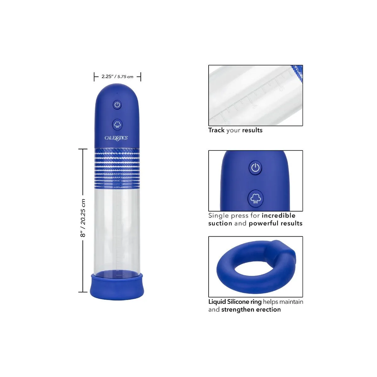 Admiral Erektionspumpen-Kit wiederaufladbar von Calexotics | Fesselliebe.de