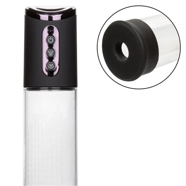 Peak 4-Geschwindigkeits-Saugpumpe Schwarz von Calexotics | Fesselliebe.de