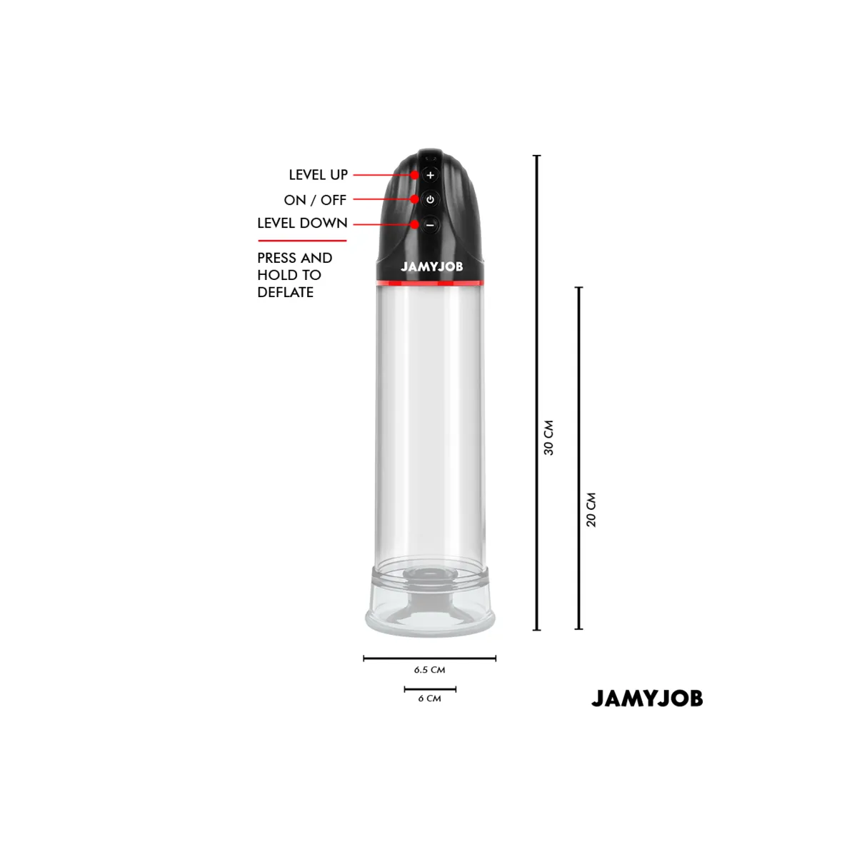 Xpand Automatische Pumpe 3 Saugstufen Grau von Jamyjob | Fesselliebe.de