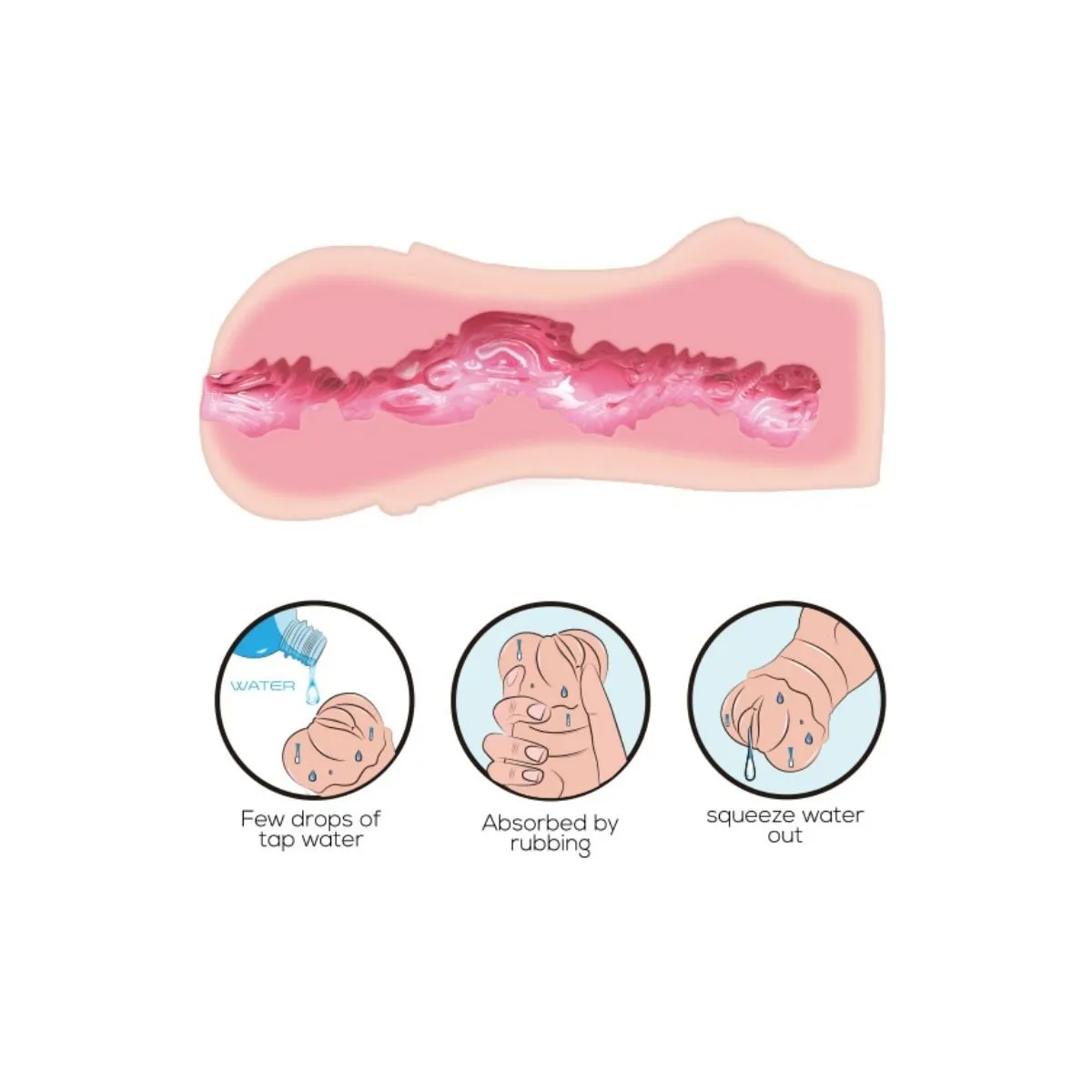 Wasserhaut Vagina-Masturbator von Crazy Bull | Fesselliebe.de