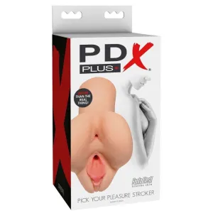 Whlen Sie Ihren Genuss-Double Light Skin Masturbator von Pdx Plus+