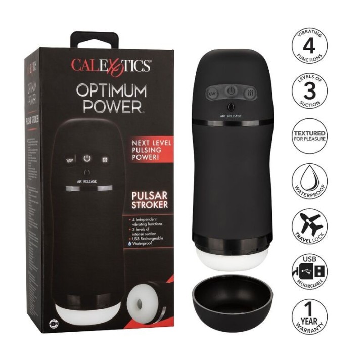 Vibrierender Saugmasturbator mit Optimaler Leistung von Calexotics | Fesselliebe.de