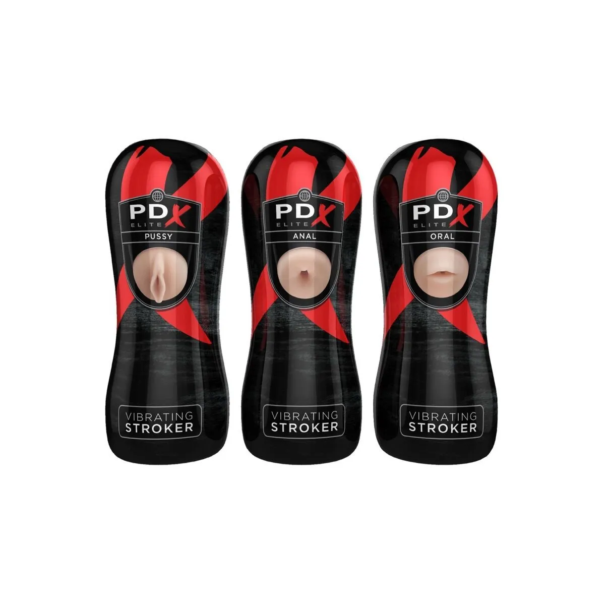 Stroker Set 12 Stück: 6x Vagina, 3x ano, 3x Mund von Pdx Elite | Fesselliebe.de