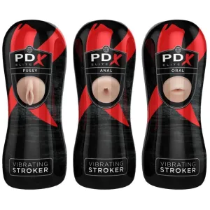 Stroker Set 12 Stück: 6x Vagina, 3x ano, 3x Mund von Pdx Elite