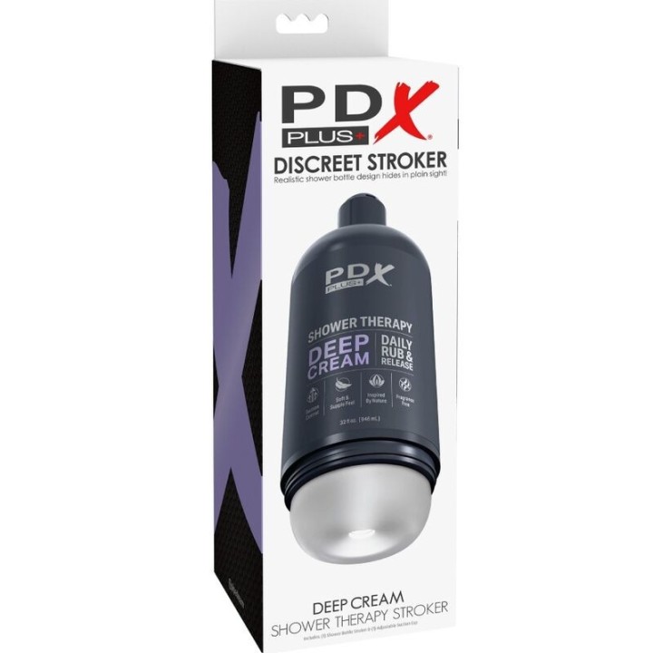 Stroker Masturbator Diskretes Tiefe Creme-Shampoo-Flaschen-Design von Pdx Plus+ | Fesselliebe.de