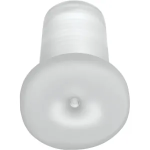 Transparenter Slide & Glide Silikon-Masturbator für Männer von Pipedreams