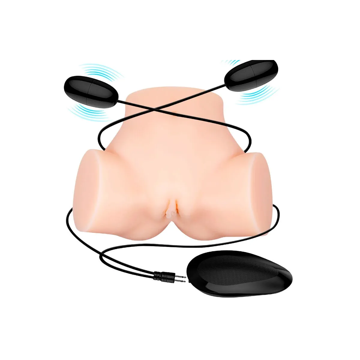 Realistischer Vagina- und Anus-Vibrator Samantha von Crazy Bull | Fesselliebe.de