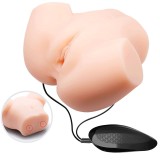 Realistische Vagina- und Anus-Doppelvibration von Crazy Bull | Fesselliebe.de