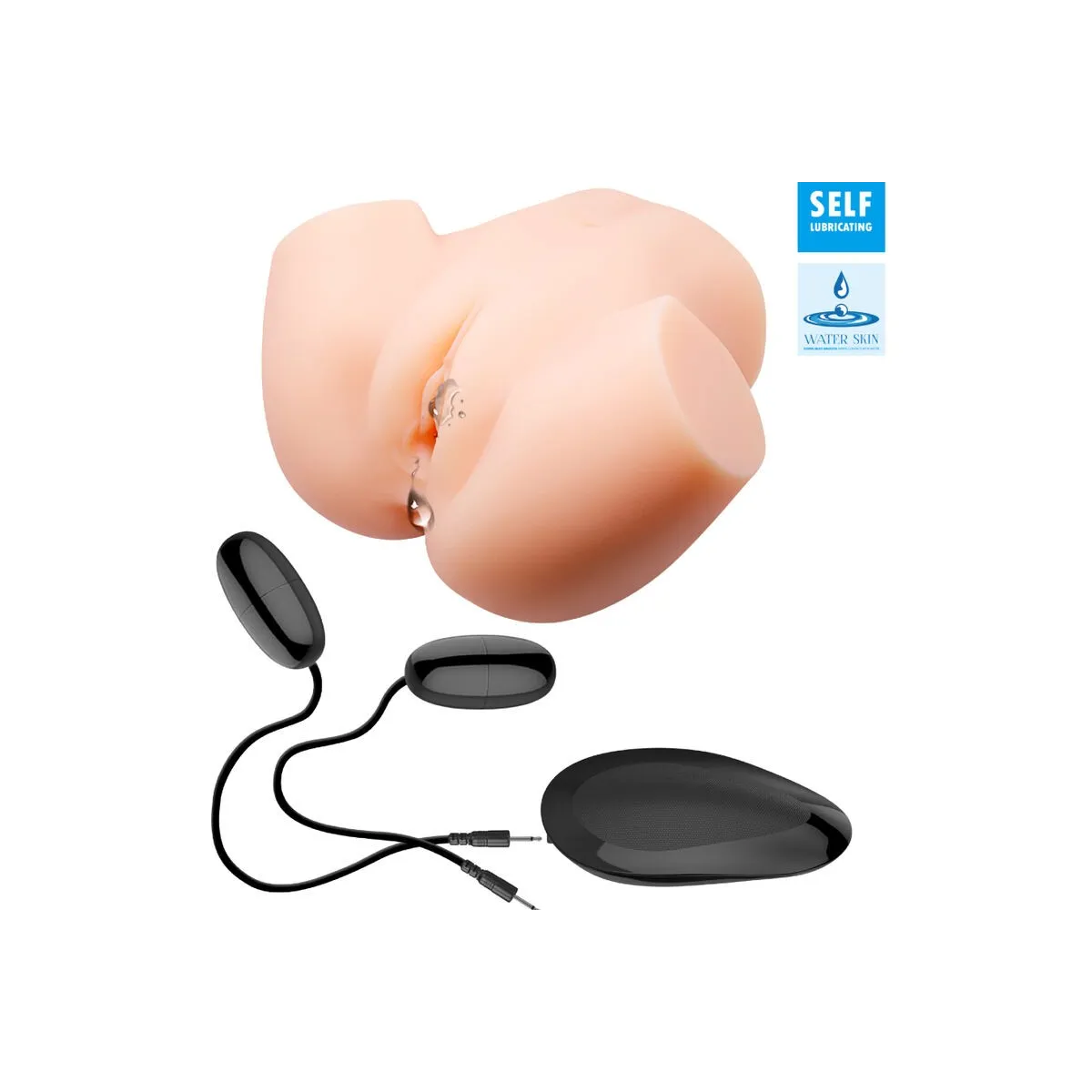 Realistische Vagina- und Anus-Doppelvibration von Crazy Bull | Fesselliebe.de