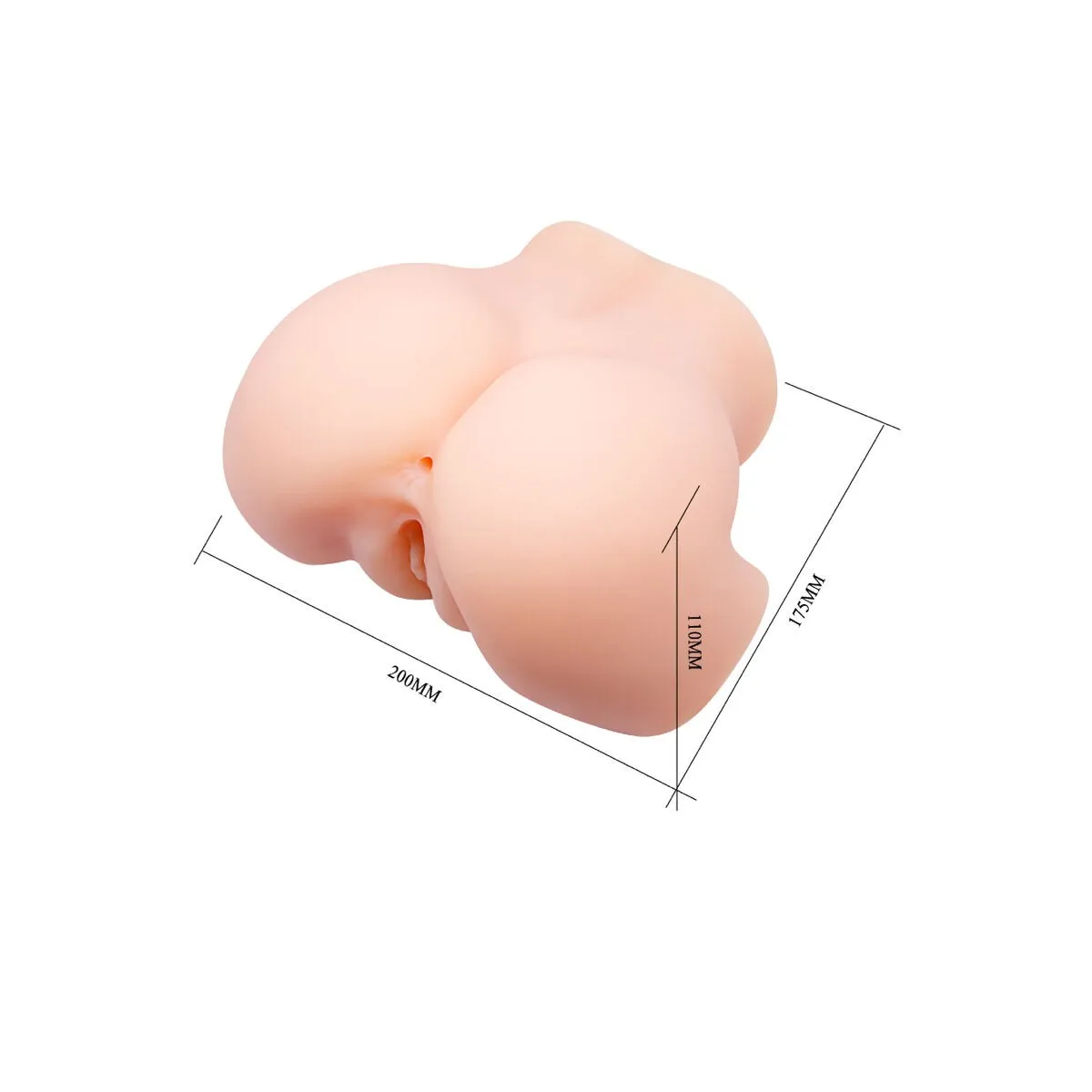 Realistische Vagina- und Anus-Doppelvibration von Crazy Bull | Fesselliebe.de